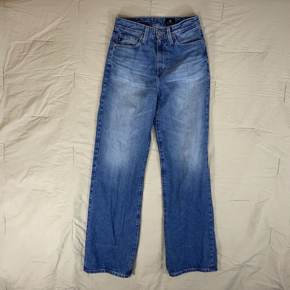 AG Adriano Goldschmied Jeans Womens 25 Blue Kora High Rise Wide Leg 26x31
